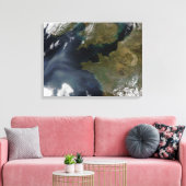 Verschmutzung durch Frankreich Leinwanddruck (Insitu (Wohnzimmer))