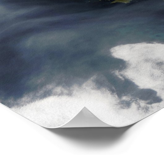 Verschmutzung durch Frankreich Poster (Ecke)