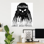 Verschmutzung Poster (Heimbüro)