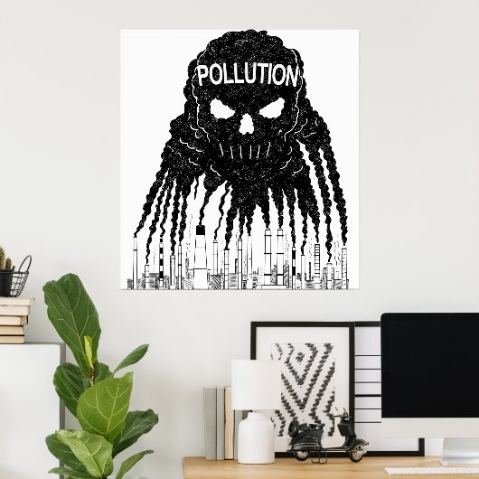 Verschmutzung Poster (Heimbüro)