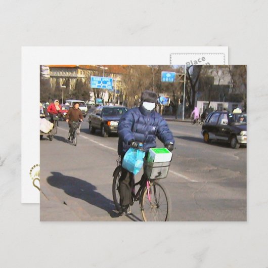 Verschmutzung Postkarte (Vorne/Hinten)