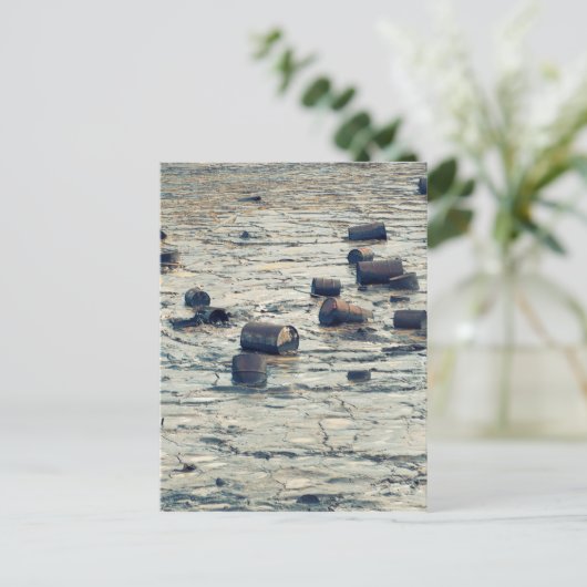 Verschmutzung Postkarte (Stehend Vorderseite)