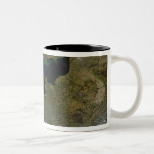 Verschmutzung vor Frankreich Zweifarbige Tasse