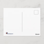 Verschneite Landschaft - Haus am Waldrand | Postkarte (Rückseite)