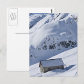 verschneite Landschaft Postkarte (Vorne/Hinten)