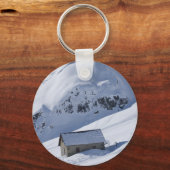 verschneite Landschaft Schlüsselanhänger (Vorderseite)