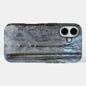 Verschneiter Pappelwald I Case-Mate iPhone Hülle (Rückseite (Horizontal))