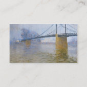 Verschobene Brücke Gustave Loiseau- bei Triel Visitenkarte (Rückseite)