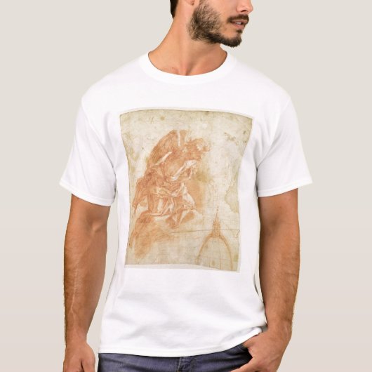 Verschobener Engel und Architekturskizze, c.1600 T-Shirt (Vorderseite)