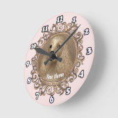 Verschönerte Cocker Spaniel Uhr (Winkel)