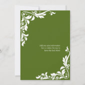 Verschönerte Emerald Corporate Holiday Party Einladung (Rückseite)