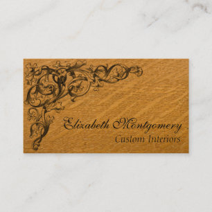 Verschönerte hölzerne berufliche Geschäfts-Kart Visitenkarte