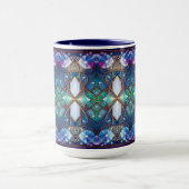 Verschönerter Buntglas-Muster-Becher Tasse (Zentrum)