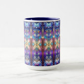 Verschönerter Buntglas-Muster-Becher Tasse (Zentrum)