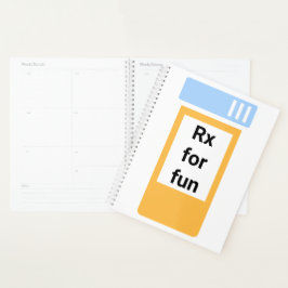 Verschreibung für Fun - Übergroße Arzneimittelflas Planer