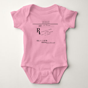Verschreibung Pad - Sleepicillin von B. Ed Thyme M Baby Strampler