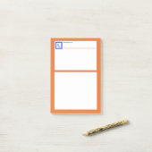 Verschreibung von Imitaten RX 4x6 Post-it Klebezettel (Auf Schreibtisch)