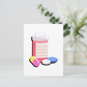 VERSCHREIBUNGSDROGEN POSTKARTE (Stehend Vorderseite)