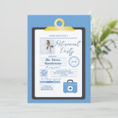 Verschreibungspad Form Party Dr. Einladung (Stehend Vorderseite)