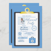 Verschreibungspad Form Party Dr. Einladung (Vorne/Hinten)
