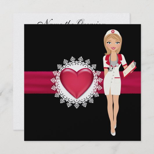 Verschreibungspflicht für Party - SRF Einladung (Vorne/Hinten)