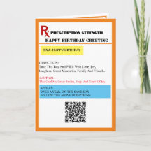 Verschreibungspflicht Geburtstagskarte