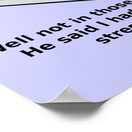 Verschreibungspflicht zum Töten eines lustigen Pla Poster (Ecke)