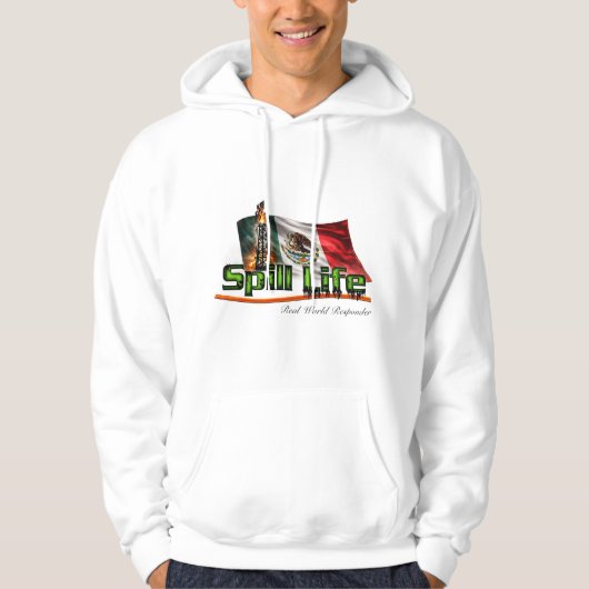 Verschütte Leben Hoodie (Vorderseite)