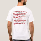 Verschütten des Bluts T-Shirt (Rückseite)