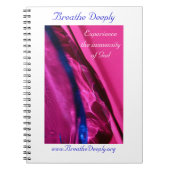 Verschütten des rosa Notizbuches Notizblock (Vorderseite)