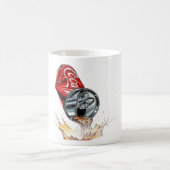 Verschütten Kaffeetasse (Mittel)