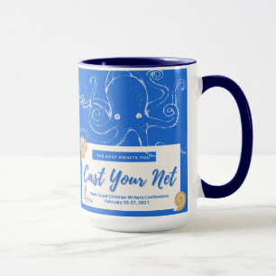 Verschütten Sie Ihre Net-Tasse, Kunst auf beiden Tasse