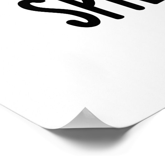 Verschüttete Bohnen Funny Veggie Bean Puff Poster (Ecke)