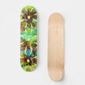 Verschüttete Farbe Skateboard (Vorderseite)