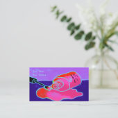 Verschüttete Nagelstudio Visitenkarte (Stehend Vorderseite)
