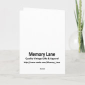 Verschüttete Pfirsiche Karte (Rückseite)