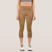 verschütteter Kaffee Capri Leggings (Vorderseite)