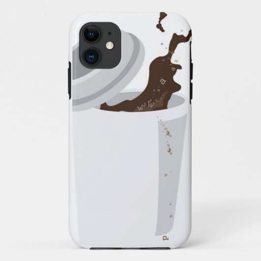 Verschütteter Kaffee iPhone 5 Kasten Case-Mate iPhone Hülle (Rückseite)