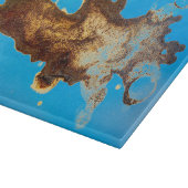 verschütteter Kaffee Schneidebrett (Ecke)