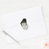 Verschütteter Papierkorb Runder Aufkleber (Umschlag)