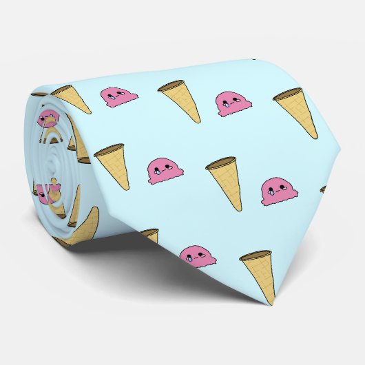 Verschüttetes Eis Krawatte (Gerollt)