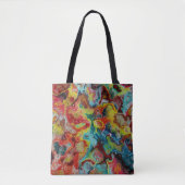 Verschüttetes farbiges Marmor Tasche (Vorderseite)