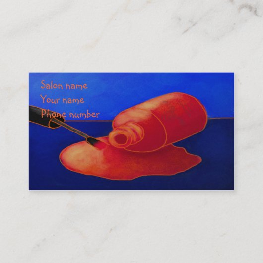 verschüttetes Polnisch Terminkarte (Vorderseite)