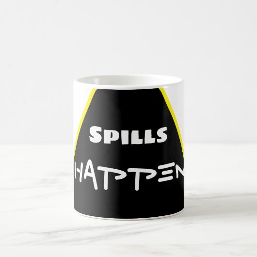 Verschüttungen passieren kaffeetasse (Mittel)