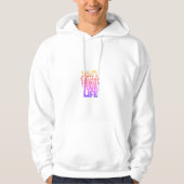 Verschwende deine Zeit nicht Hoodie (Vorderseite)