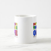 Verschwende deine Zeit nicht mit mir 02.typografie Kaffeetasse (Mittel)