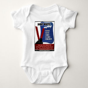 Verschwende kein Altmetall Baby Strampler