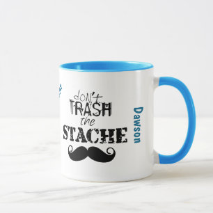 Verschwende nicht den Hipster Stache Mustache Retr Tasse