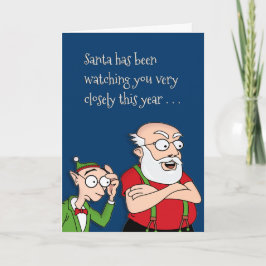 Verschwende nicht die Zeit des Weihnachtsmannes Feiertagskarte