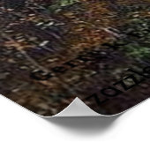 VERSCHWENDEN SIE IHRE ZEIT NICHT MIT DEM BLICK AUF POSTER (Ecke)